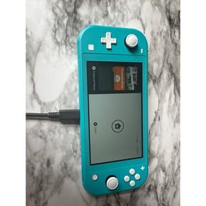 Nintendo Switch Lite Blue Preowned with Carrying Case and Charger